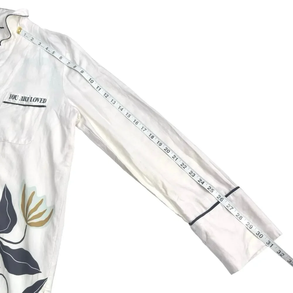 Kenzie Parrott x Anthropologie | Women | Nature Print Pajama Matching Set | Sz M